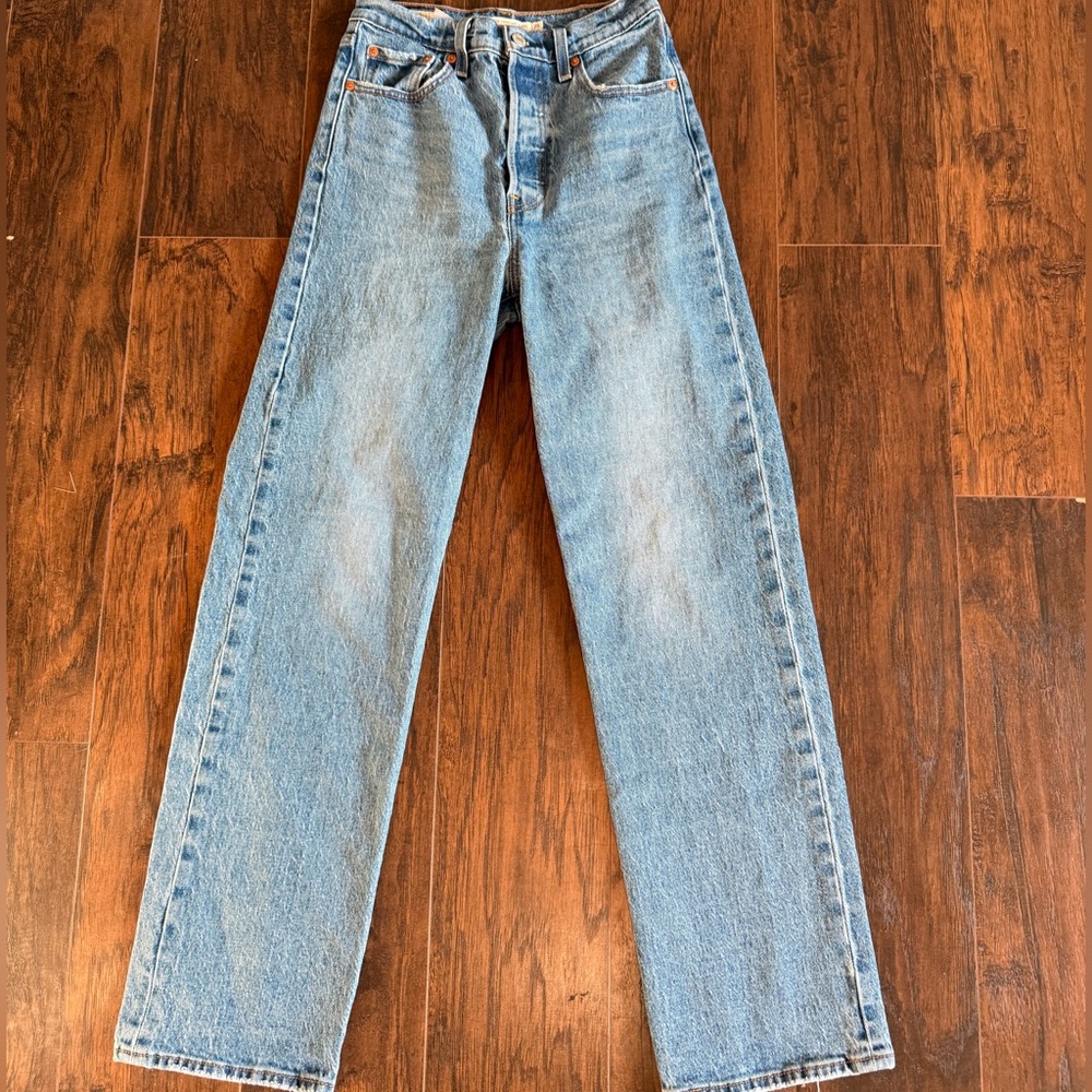 Levi’s Premium Ribcage Straight Ankle Jeans